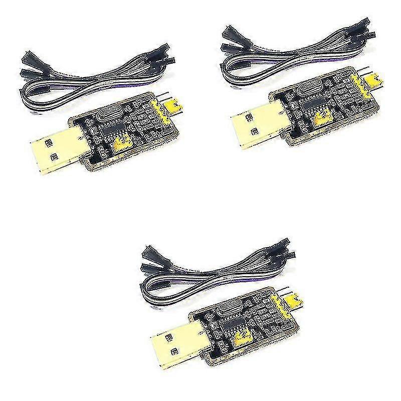 3pcs Ch340g Rs232 Usb To Ttl Converter Module Uart Serial Port