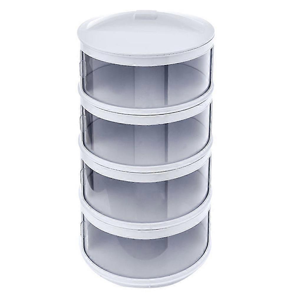 Transparent Stackable Food Insulation Cover Dustproof for Home Kitchen Refrigerator New