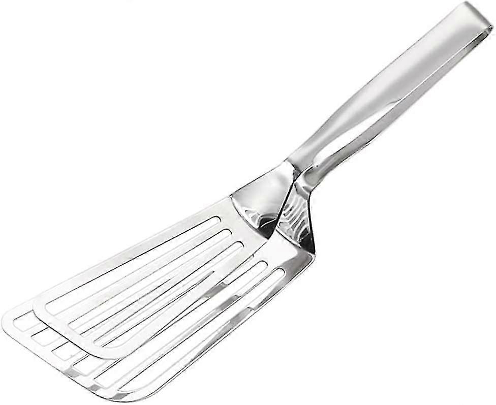 Fiskespatel rustfritt stål slikkepott tang for matlaging
