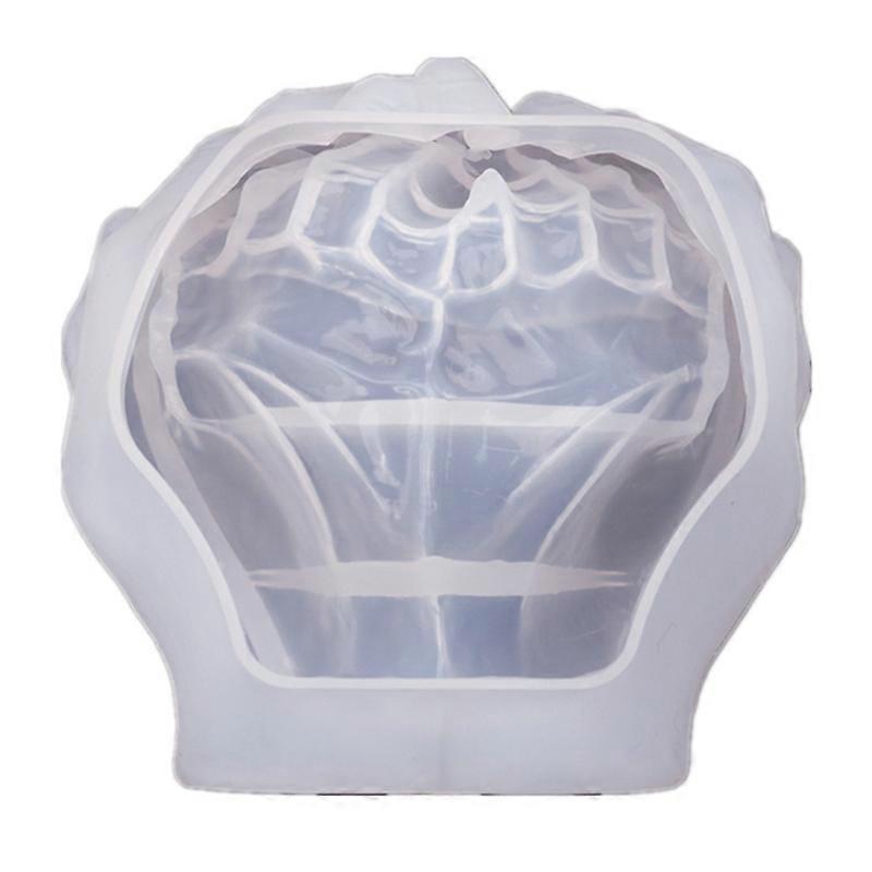 Ash Tray Mold Flexible Easy Release Silicone Double Hands Epoxy Resin Mold for Crafts Making