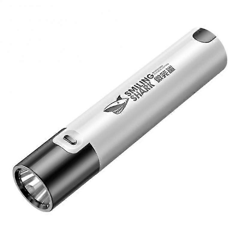 Strong Side Lights Flashlight Smile Shark Floodlight Mini Portable Compact Walking Daily Portable -aqwg