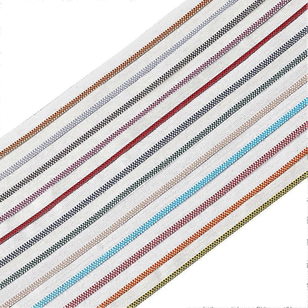 12PCS Book Binding Headbands 1.5 Yard/PC Polyester Bookbinding Endbands 1/2" Width Book Headband Book Decor Ribbon Book Binding Cloth for Bookbinding