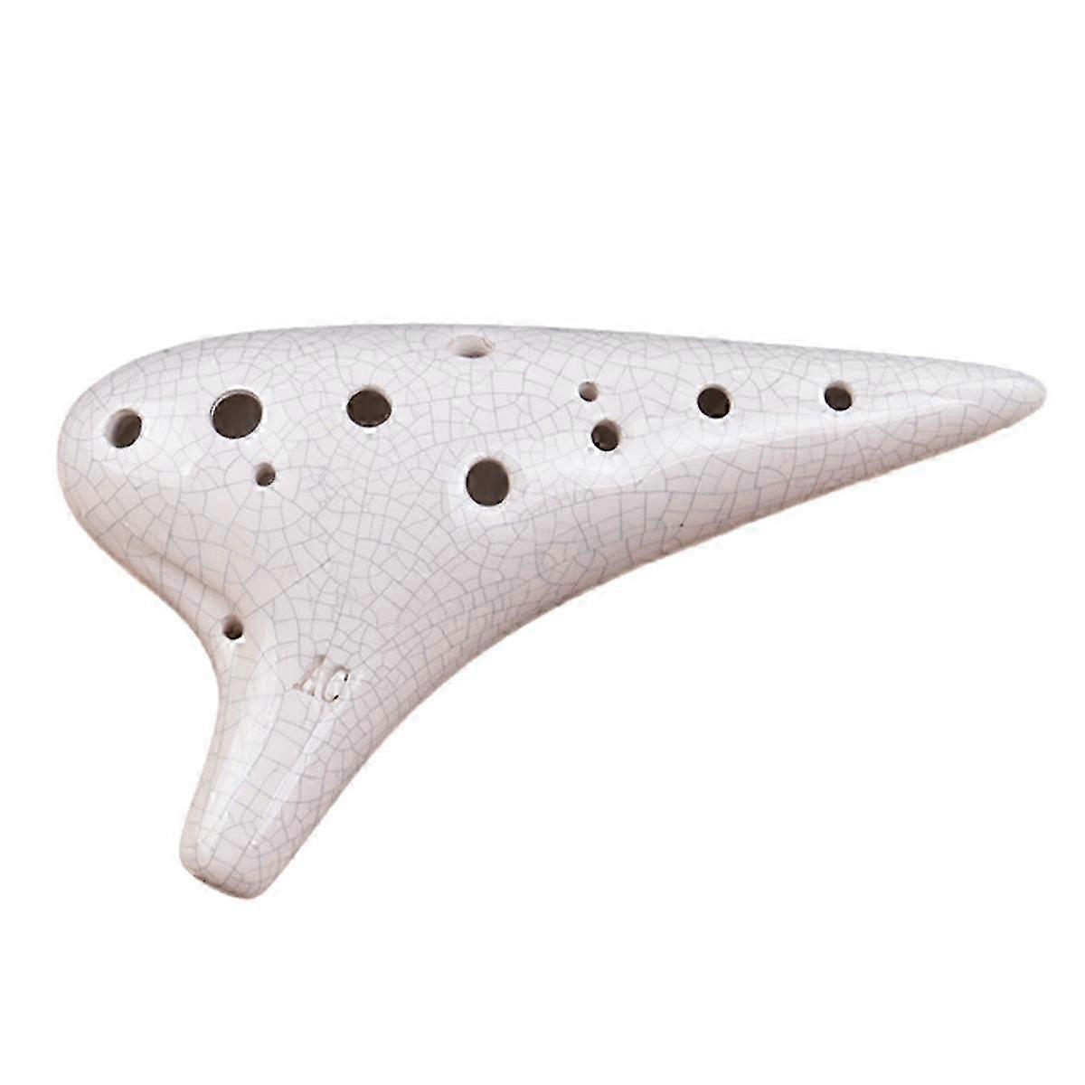 Performance Type 12 Hole Ocarina, Made of Ceramic, Accurate Tone, 12 Hole Ocarina Suitable for Beginners