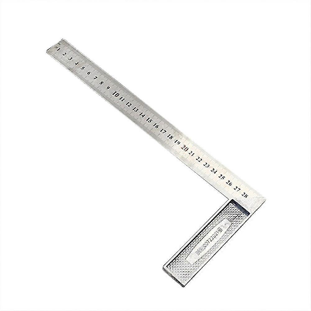 30/50/60cm Steel Ruler 90 Degree Angle Metric Rulers Supplies Carpentry Measuring Tool