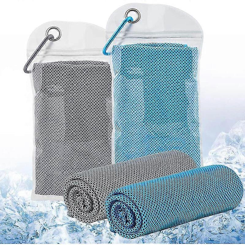 Cooling Towel (90 X 30cm), Towel, Ice Microfiber Towel, Soft And Breathable