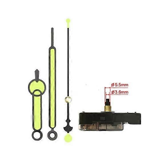 1 set Watch Special Movement Mute 12888 Movement Cross Stitch Ribbon Embroidery Mounting Core Luminous Movement Pointer
