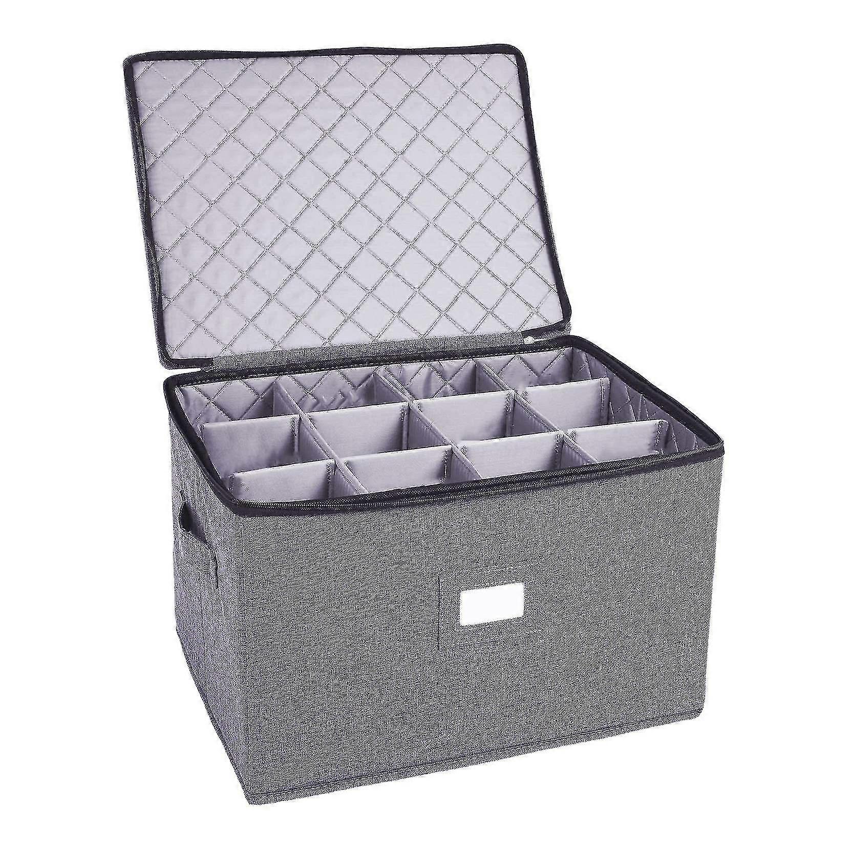 Weinglas fasst 12 Weingläser oder Wein faltbare Box kann auch für die Organisation der Kleidung verwendet werden