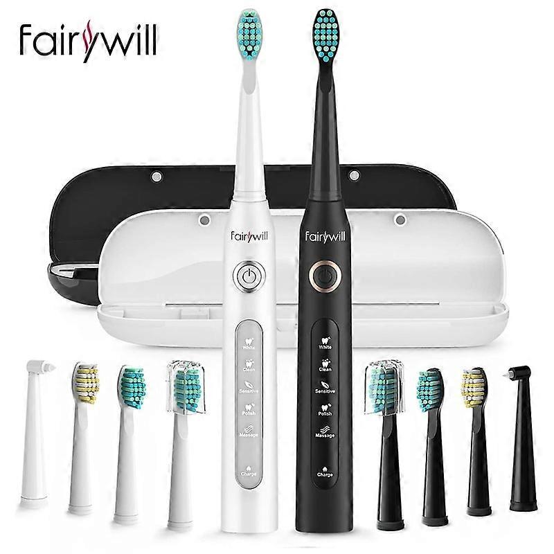 Automatic Sonic Electric Toothbrush 10 Modes USB Rechargeable Ultrasonic Teeth Brush for Adult 5/10pcs Replacement Heads Set Automatic Sonic Electric Toothbrush 10 Modes USB Rechargeable Ultrasonic Teeth Brush for Adult 5/10pcs Replacement Heads Set