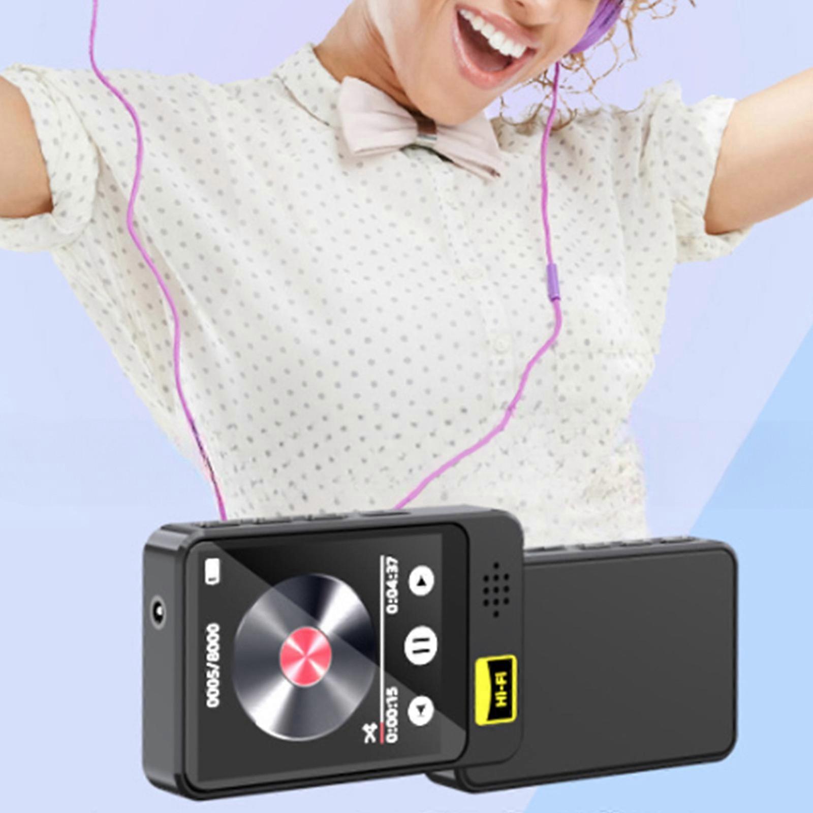 MP4/MP3 Music Player With Bluetooth Novel Reader With Speakers Play Portable Listening Handheld Audio Touchscreen