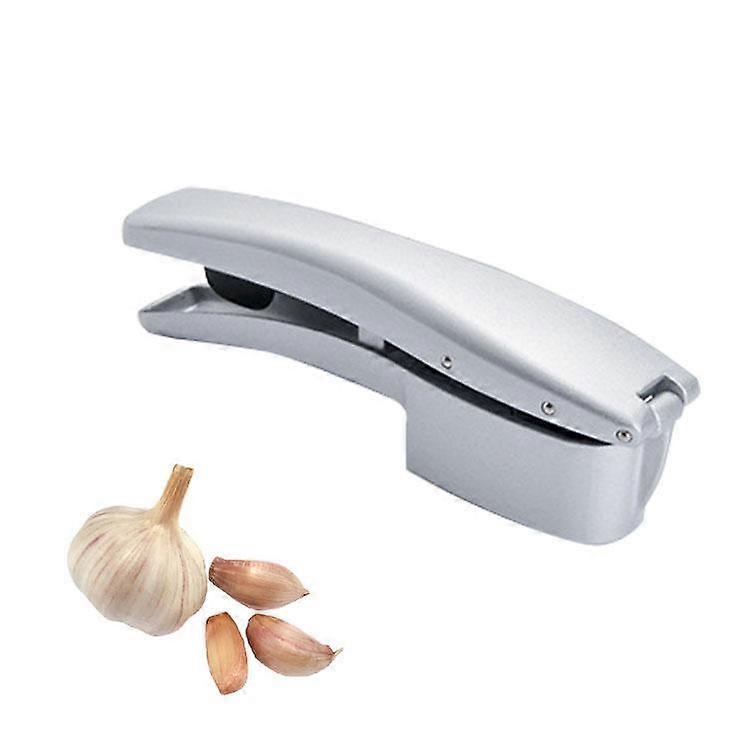 Garlic Press Aluminum Garlic Mincer Slicer 2 in 1 Crusher with Ergonomic Handle Cooking Tools