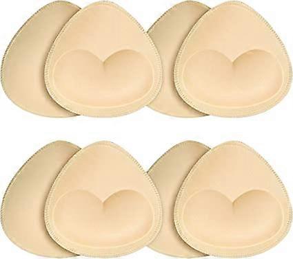 4 Pairs Removable Triangle Pads for Push Up Sports Bra