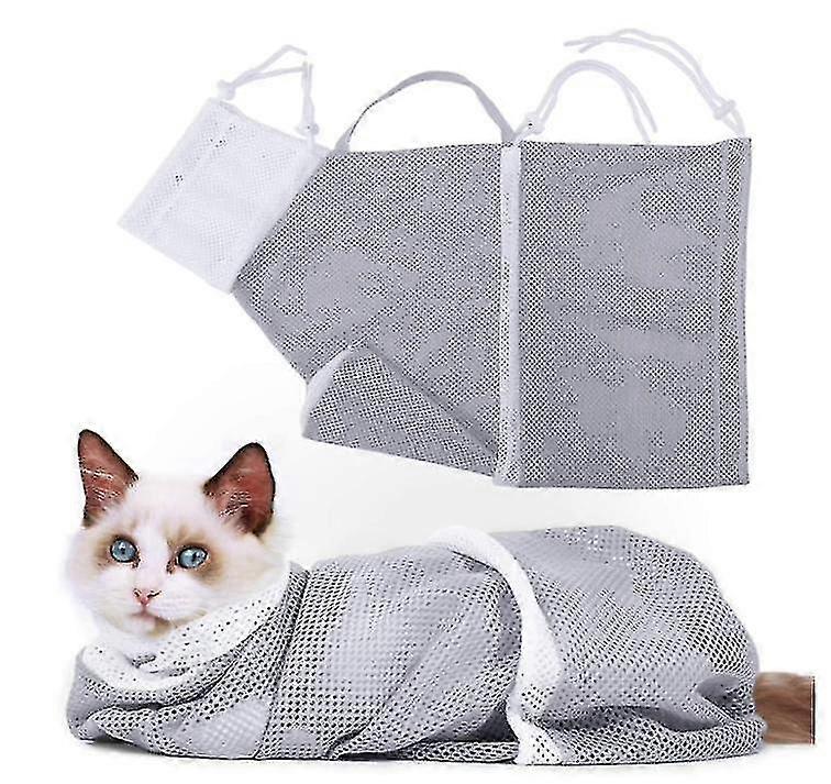 Cat Bathing Bag, Multifunctional Adjustable Cat Grooming Bag