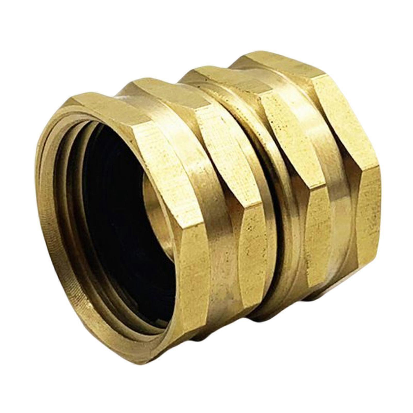 Water Hose Connector Tightly Fixed Strong Construction Copper Garden Irrigation Water Pipe Connectors Home Supply