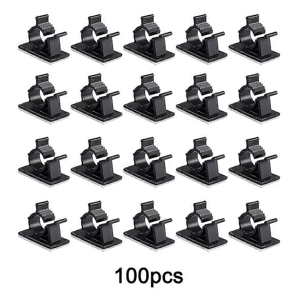 Nylon Wire Adjustable Cable Clips Adhesive Cable Management Clips Adjustable Clamp.black