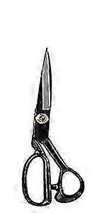 Left Hand Sewing Scissors (25.5cm) - Fabric Tailor Scissors, Left Hand Tailor Scissors For Cutting Fabric, Leather, Clothes, Paper, Raw Materials