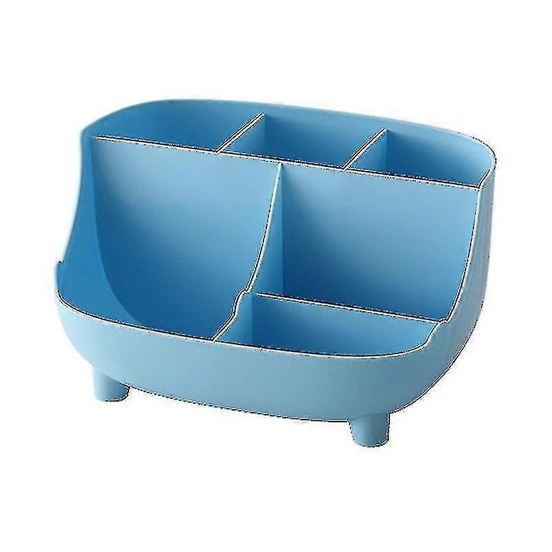 Office Desk Stationary Holder 6 Individual Compartments Remote Control
