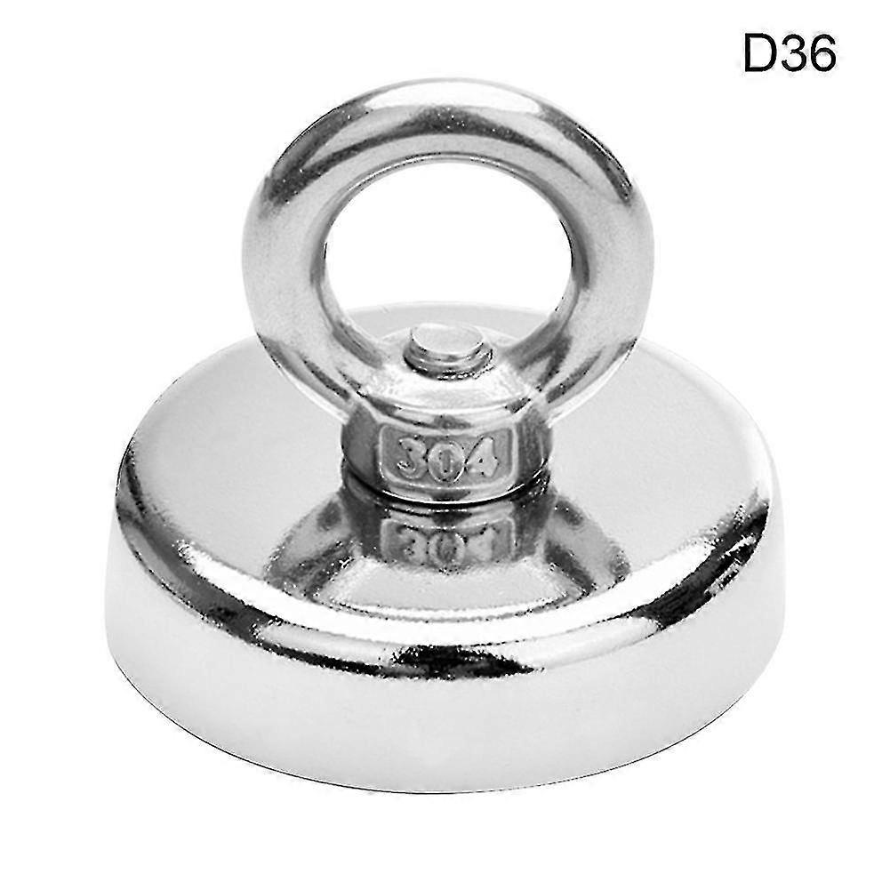 D36 Neodymium Magnet Super Strong Powerful Salvage Hook Fishing Magnetic Circular Z24805