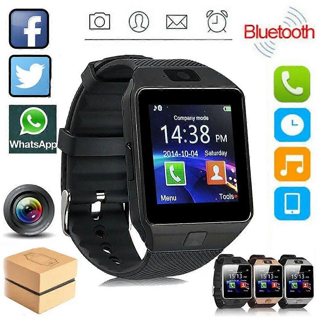 Smart Watch Samsung HUAWEI For Android Bluetooth iPhone w/Camera Waterproof Phone Mate