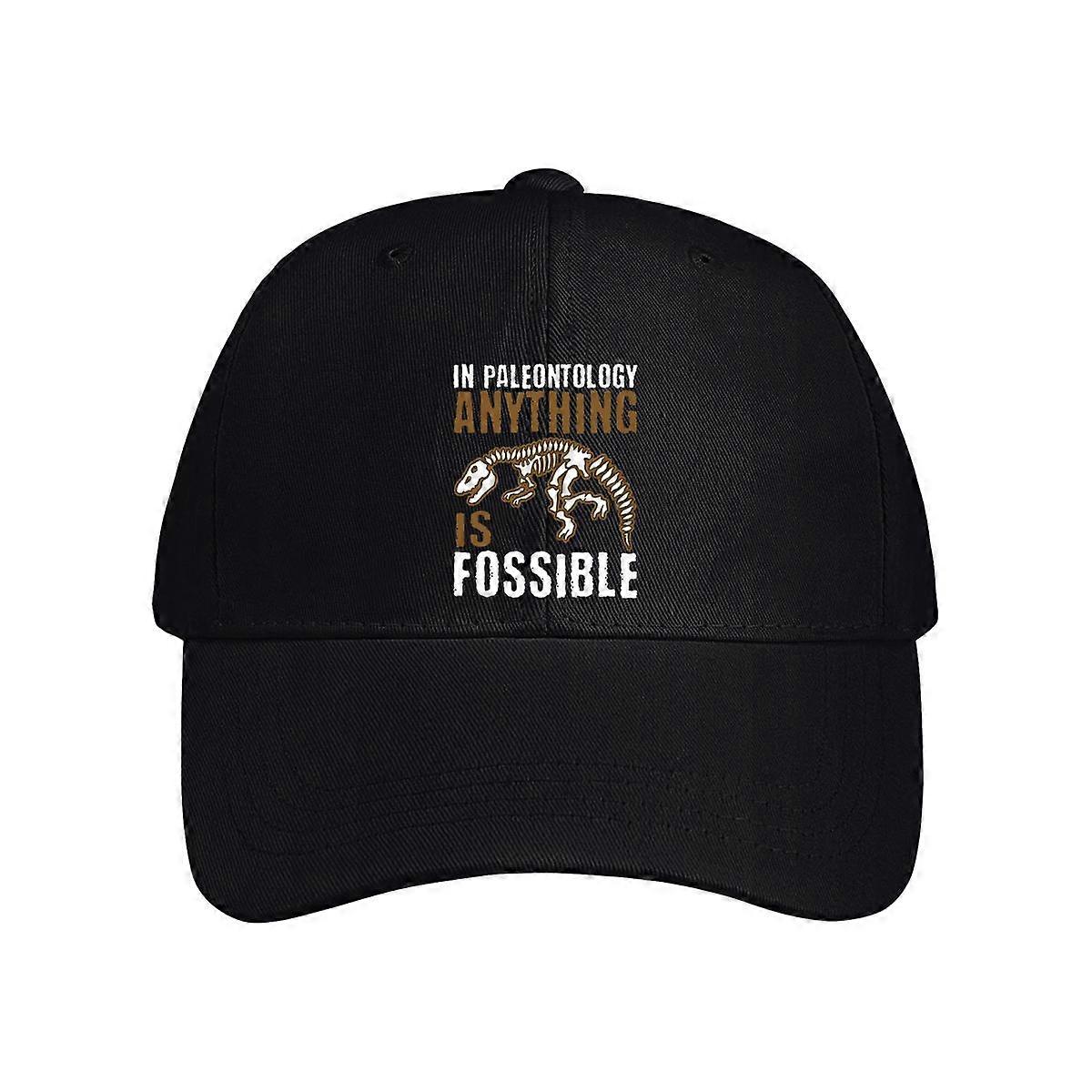 In Paleontology Anything Is Fossible Baseball Cap