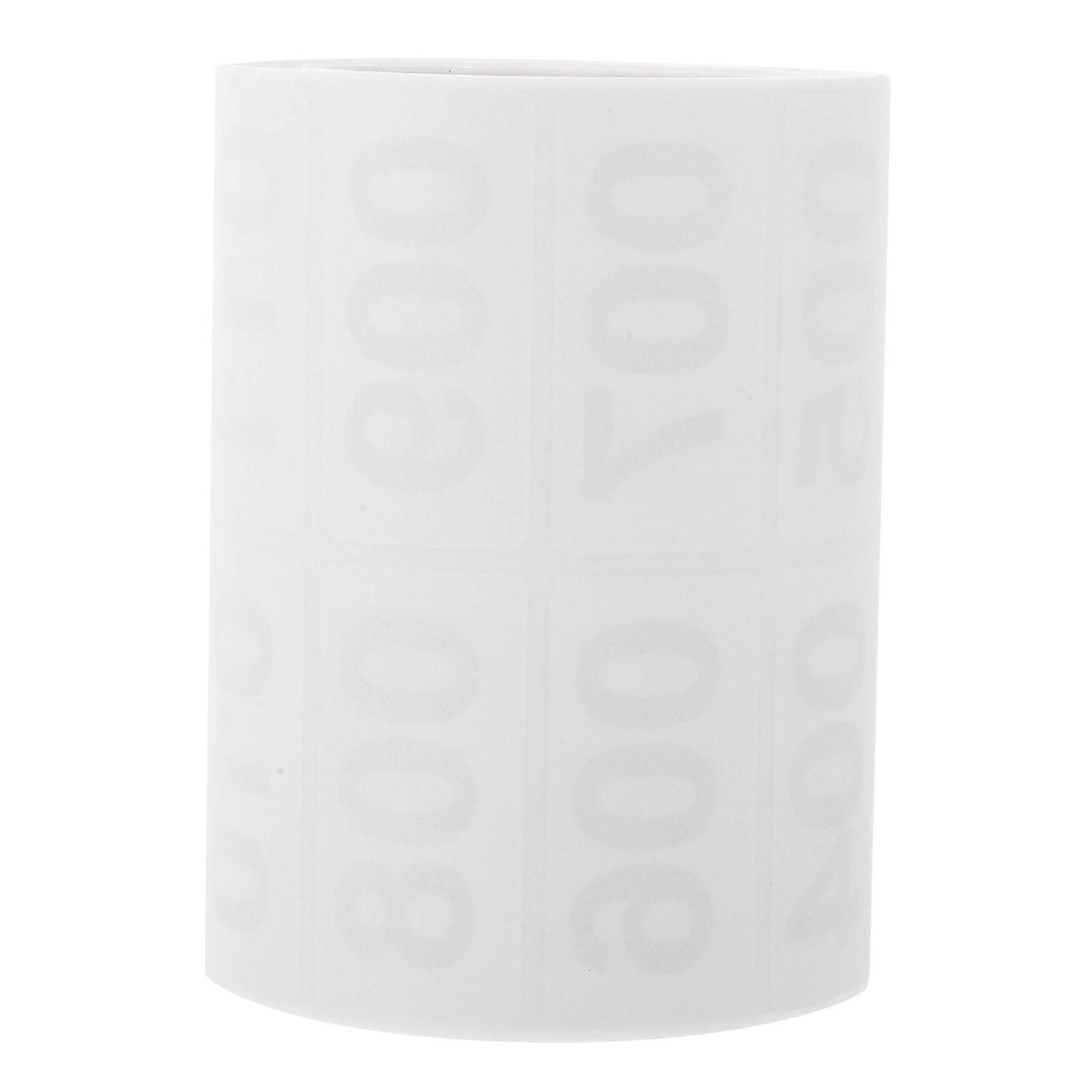 1 Roll Practical Number Stickers Warehouse Label Sticker Simple Number Paster