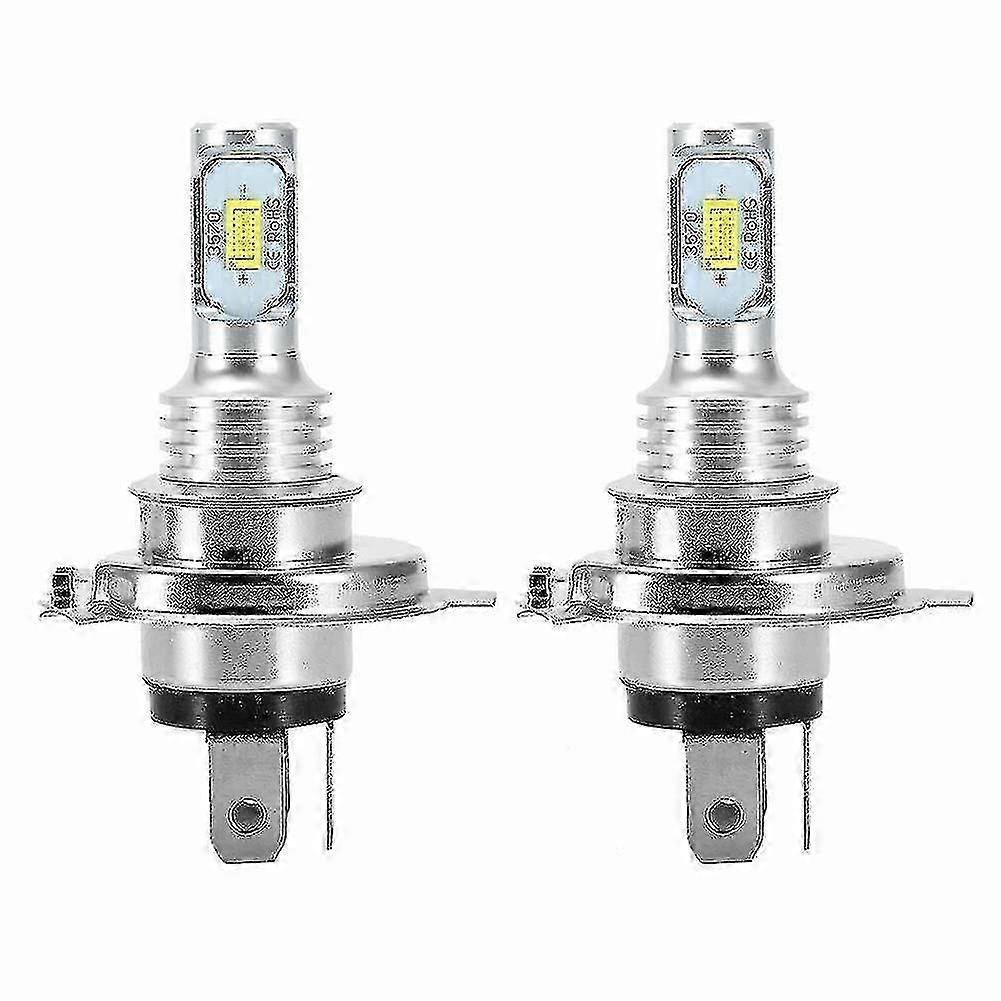 2x H4 9003 Hb2 6000k Super Alb Csp Led Faruri Bulb Kit high low beam Canbus