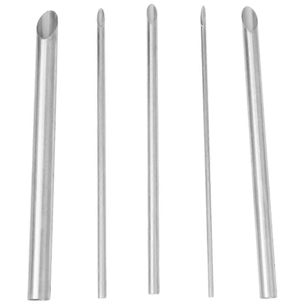 5Pcs Pottery Circle Cutter Sculpting Pottery Clay Tool Circular Clay Hole Cutter Round Hole Cutter