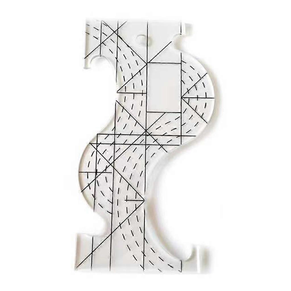 Professional Multi-Purpose Quilting Template Ruler Plastic Ruler Patchwork