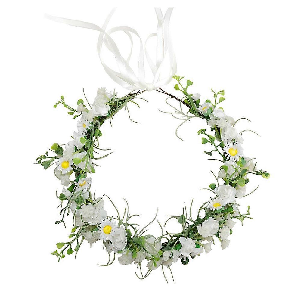 Women's flower crown floral headpiece