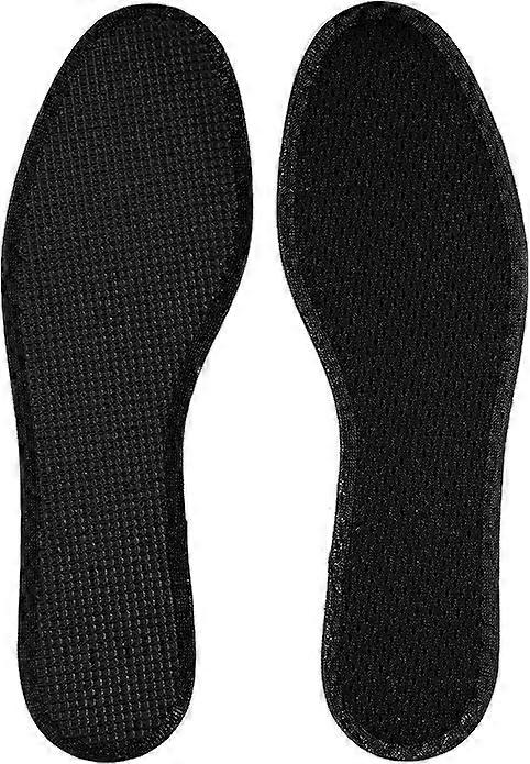 Deodorant Insoles - Black Deodorant Insoles for Men - Absorbent and Odor Resistant - Breathable