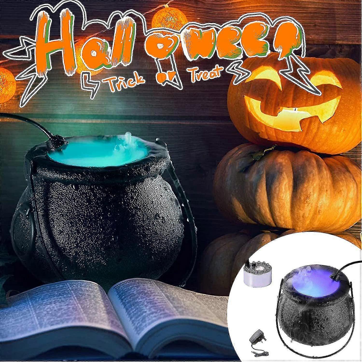 Witch Barrel Atomizer Lamp Atomization Discoloration Vat Pumpkin Smoke Machine