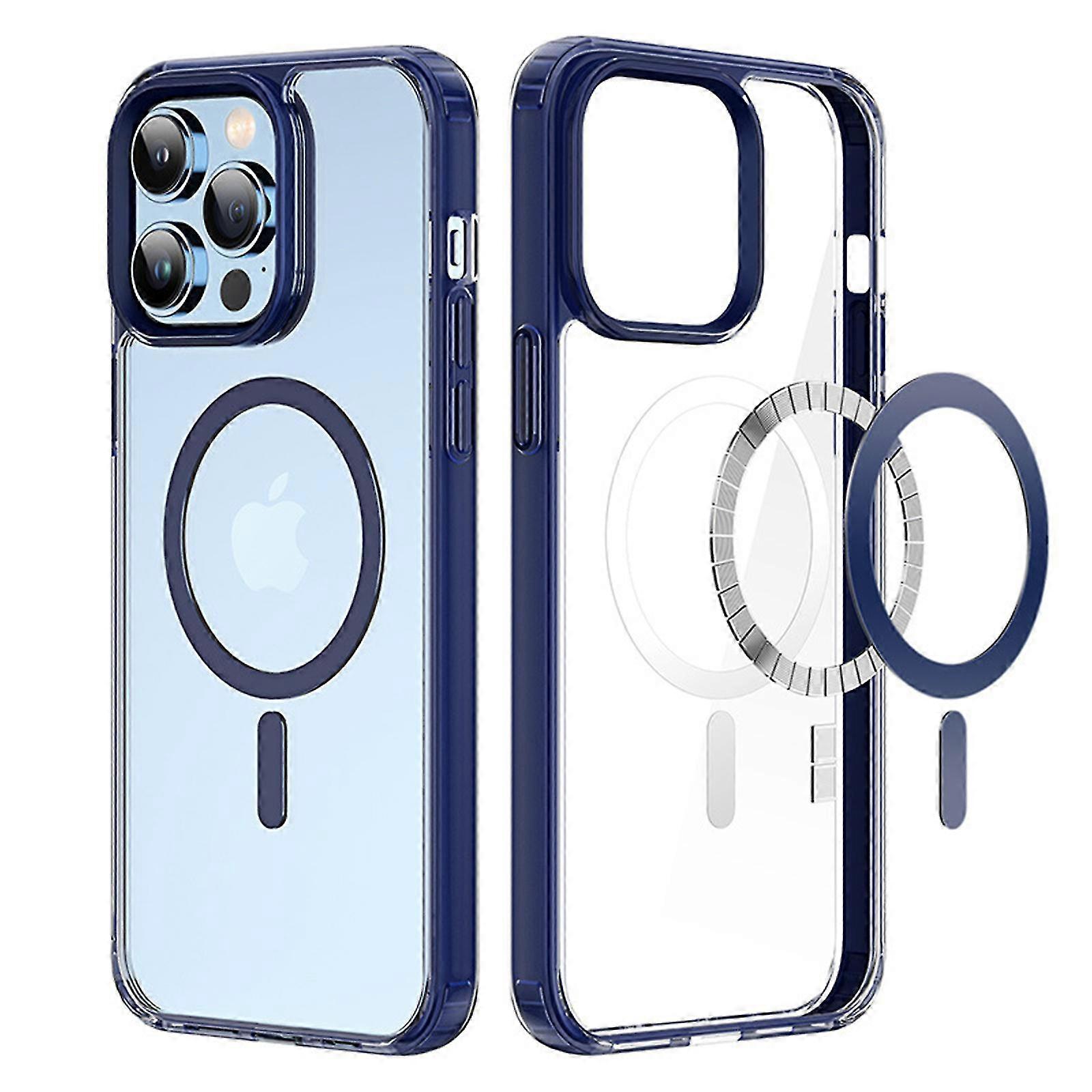 Magnetic Clear Case Compatible With Iphone 14 Pro Max/14 Pro, Soft Tpu Shockproof Cover, Compatible With Magsafe
