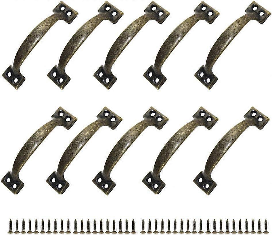 10 Pulls Furniture Handle Door Knob Rustic Center Distance Zinc Alloy Handle(120MM)