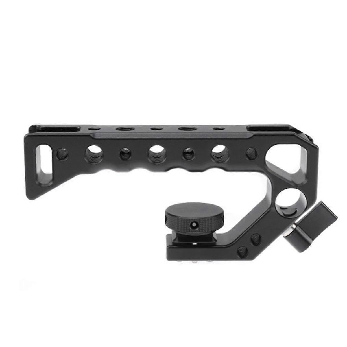 Poignée supérieure de la caméra en aluminium 4 griffe froide pour montage 1/4 pouce et 3/8 pouce détachable 1/4 pouce pour cage de caméra