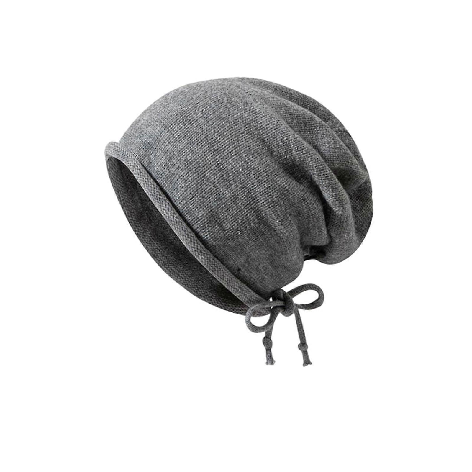 Show Face Smaller Stacked Hat,Drawstring Stack Hat,Warm Rolled Brim Hat