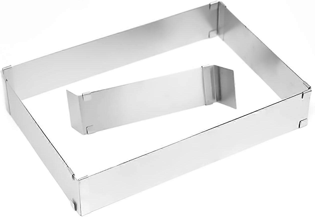 Rectangular Adjustable Baking Frame, With Dividers, Adjustable Cake Ring
