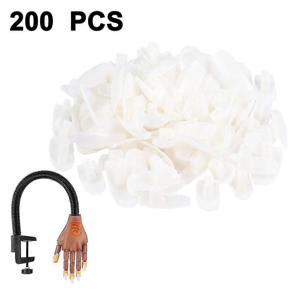 200pcs Spiker Display Manikyr Forsyning -brun