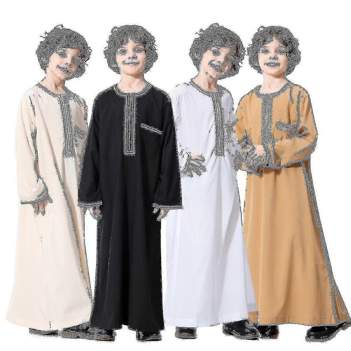 Pojkar Saudi Mu Islamisk Kaftan - YX