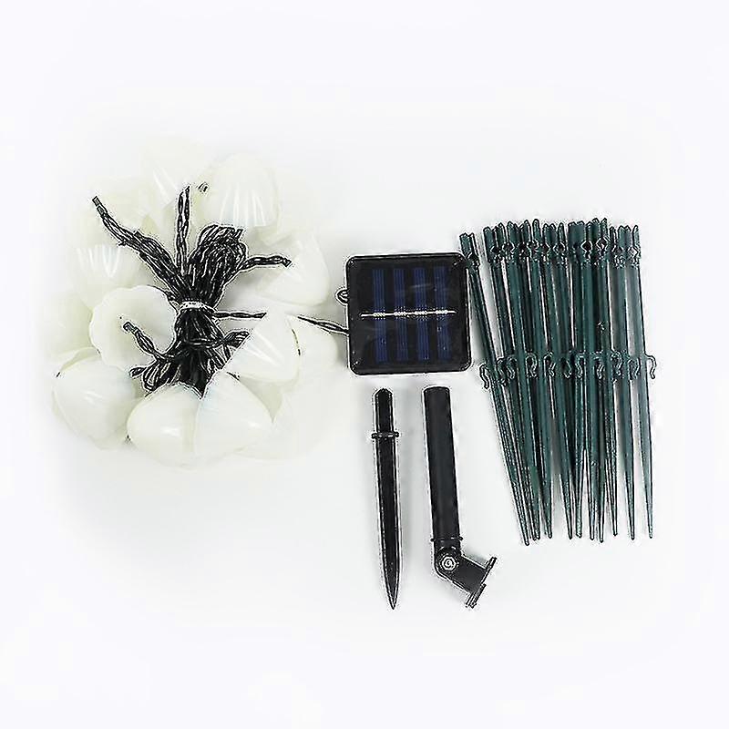 Solar Lights Outdoor Garden, Led Mushroom Shape Pathway Lights Solar Powered Fairy String Lights Outside Waterproof Landscape Stake Lights Decor