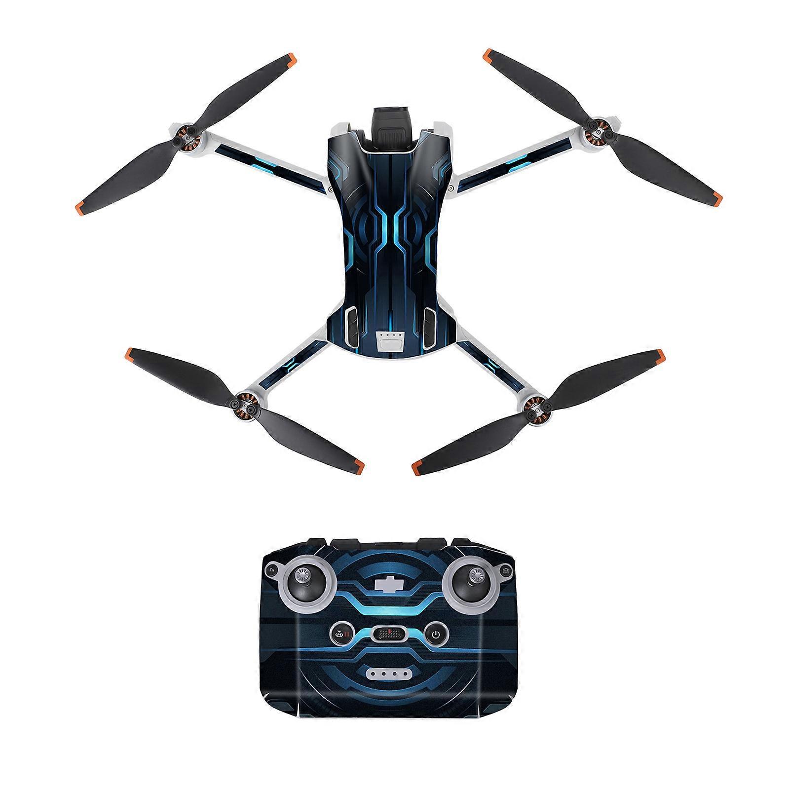 1 Set Drone Stickers Easy to Attach No Bubbles Reusable Tear Without Leaving Glue Effectively Protect The Body Convenient Operation Drone Protective F