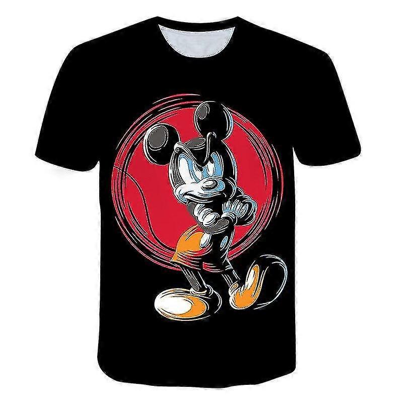 Mickey Mouse Short Sleeve 3d Print T-shirt - 2 High Quality