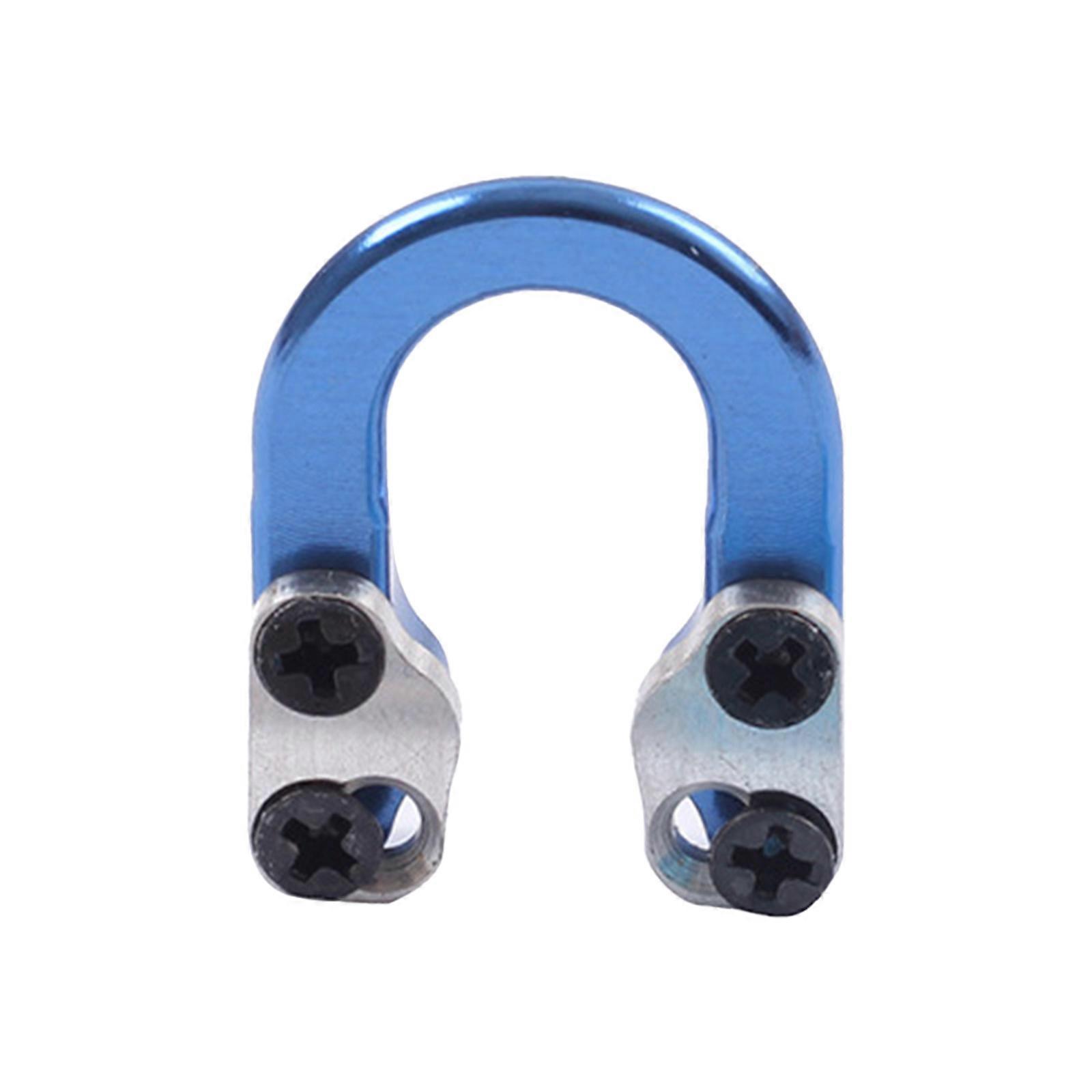 Black Metal D Loop Bow Release with U Nock Combination Aiming Ring - Lightweight and Durable Aluminum Alloy Material for Accuracy and Consistency - Fi