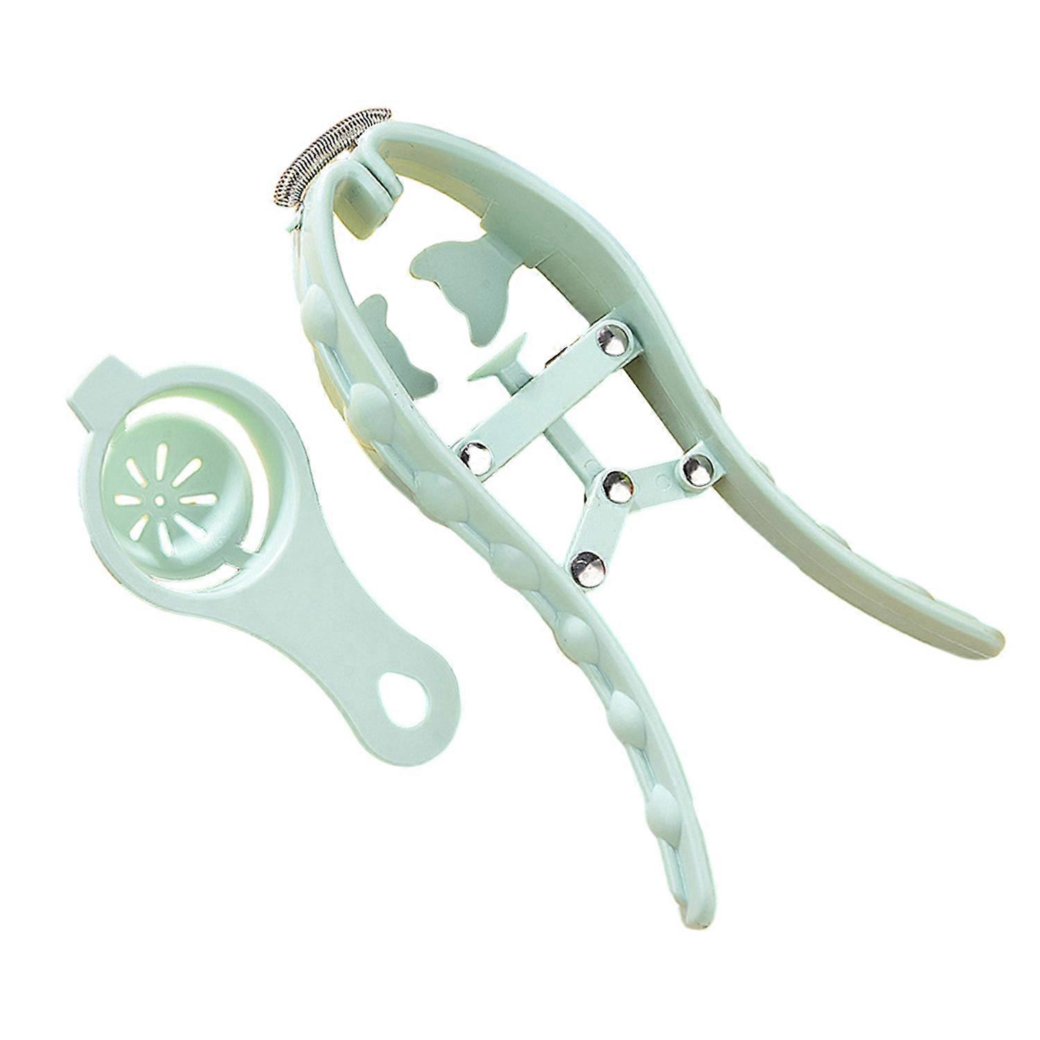 2Pcs/Set Spring Design Manual Egg Opener Ergonomic Handle Yolk Egg White Separator Tool Kitchen