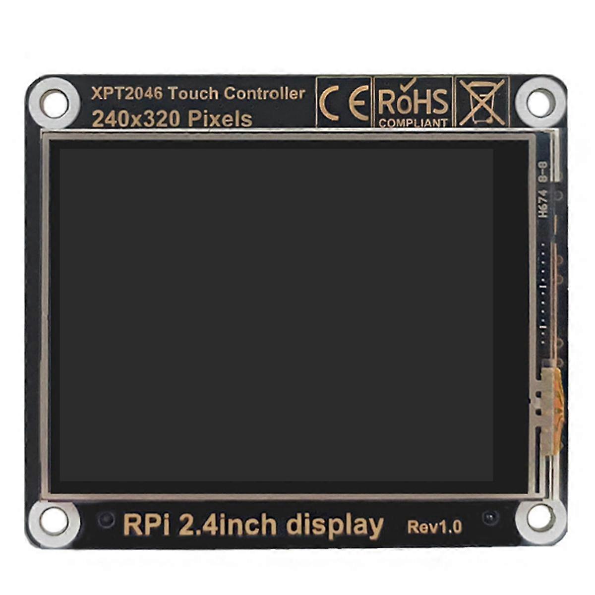 For 2.4 Inch IPS LCD Display Touch Sreen Onboard Speaker Audio (Audio Not for Pi5 But Work with Zer