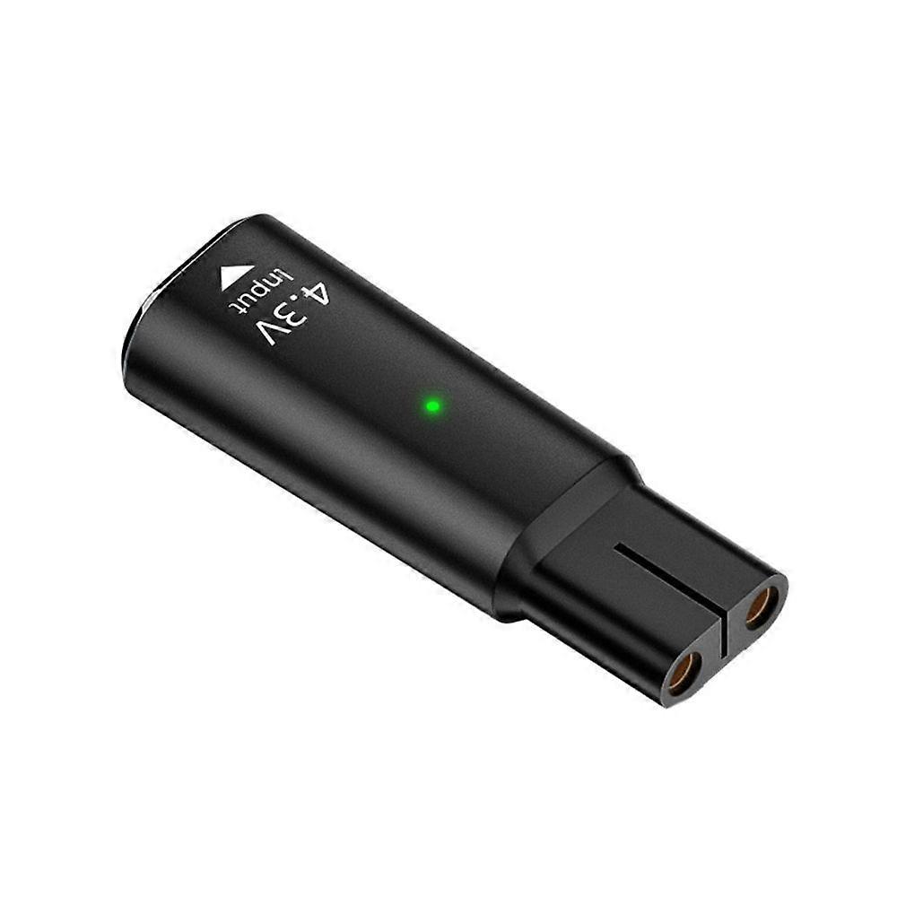 Type-C Shaver Power Adapter for Philips 4.3V/5V/8V/15V Aluminum Alloy Electric Shaver Charging Convertor Connector with LED Indicator