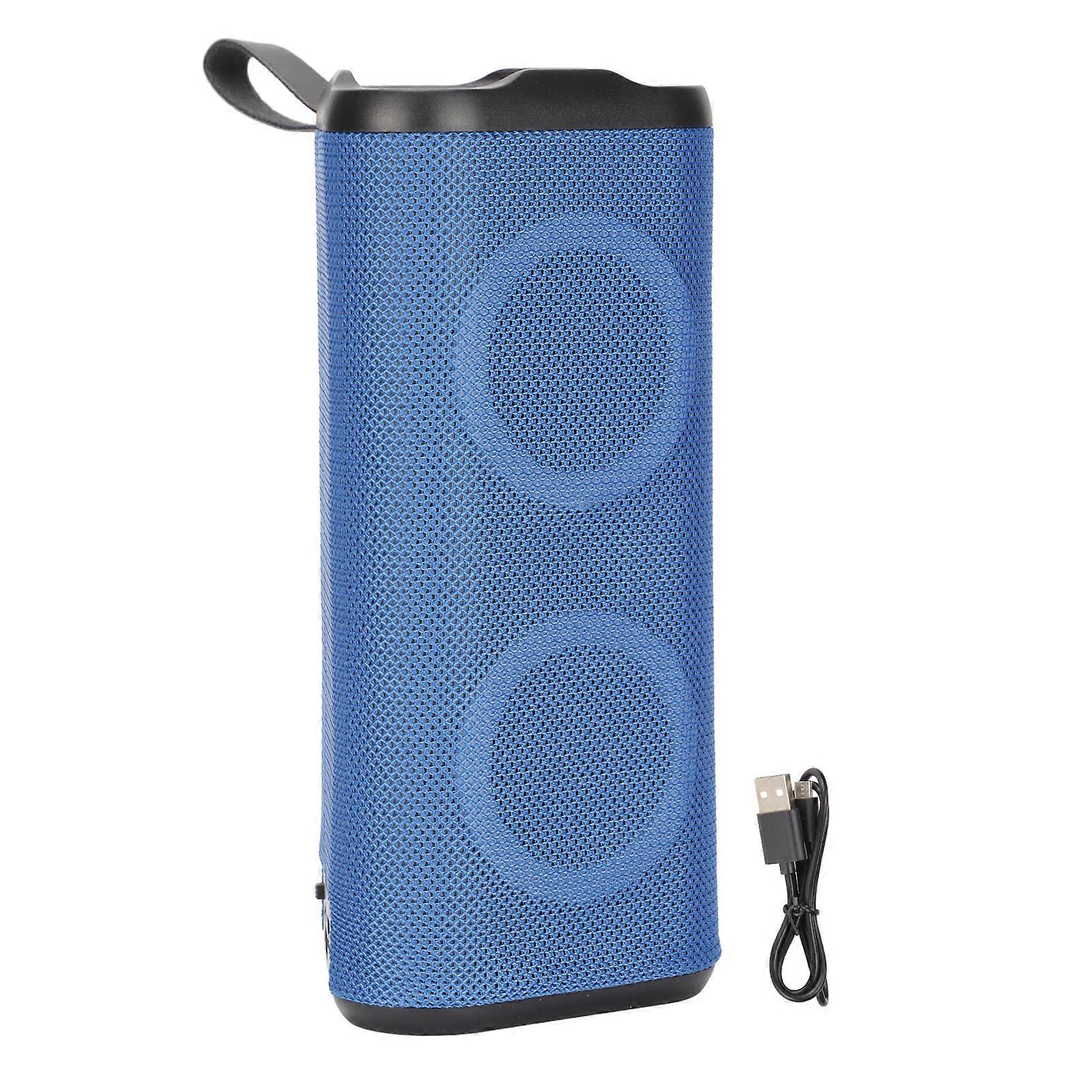 Portable Bluetooth Speaker - 360° Surround Sound, RGB Lights, Memory Card Support
