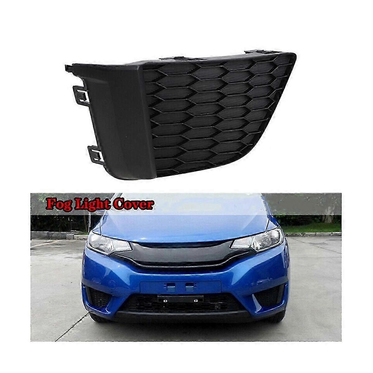 Nakkaa Pair Front Fog Light Bumper Covers Bezel For Ford Focus 2015-2018 – Black & Chrome, Direct Fit