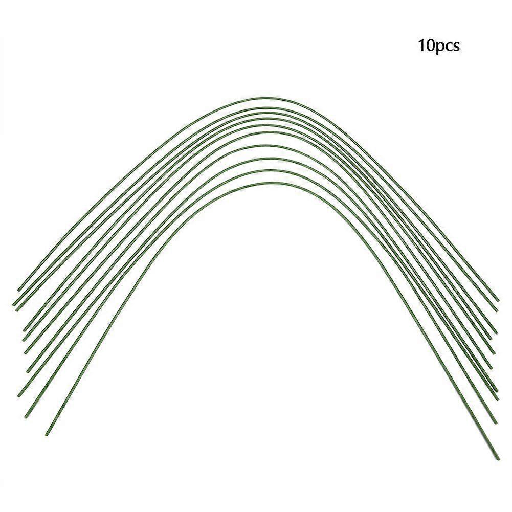 10Pcs 80cm Flower Solid Plastic Wire Stem Flexible DIY Gardening Bracket for Flower Design