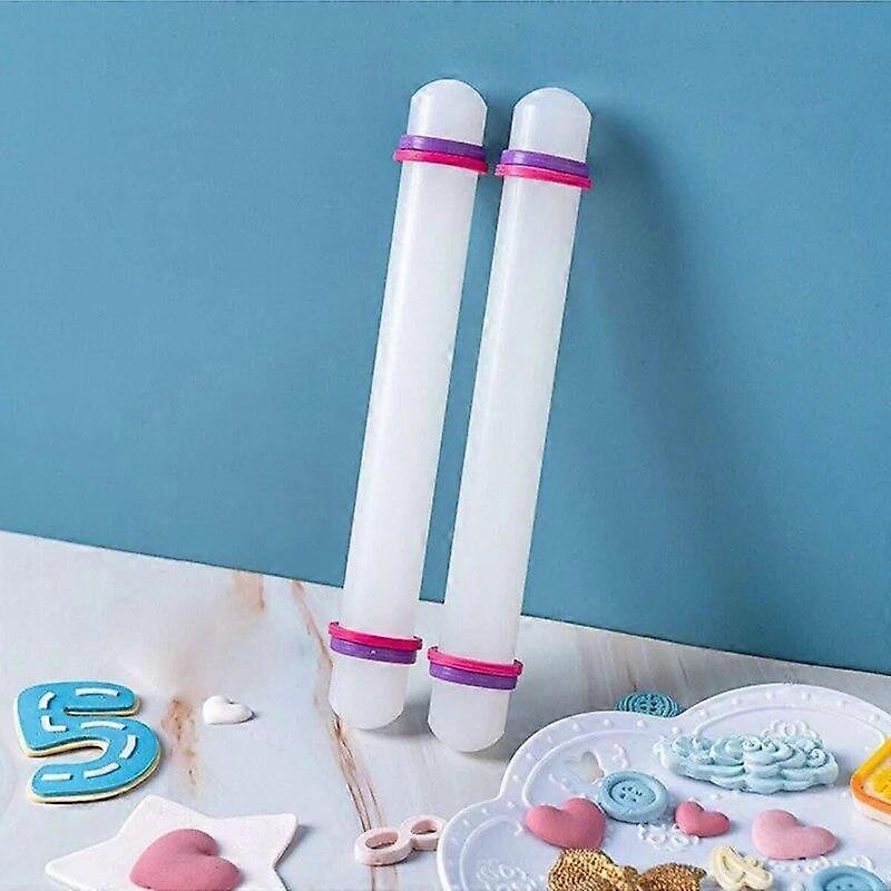 22cm Plastic Rolling Pin Kitchen Cake Baking Tool PP Non Stick Surface Stick Circled Household Sugar Dough Rolling Machine TMZ