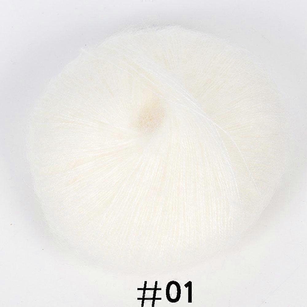Soft Mohair Wool Yarn Plush Fine Cashmere Wool Crochet Hand Knitting Thread for DIY Winter Scarves