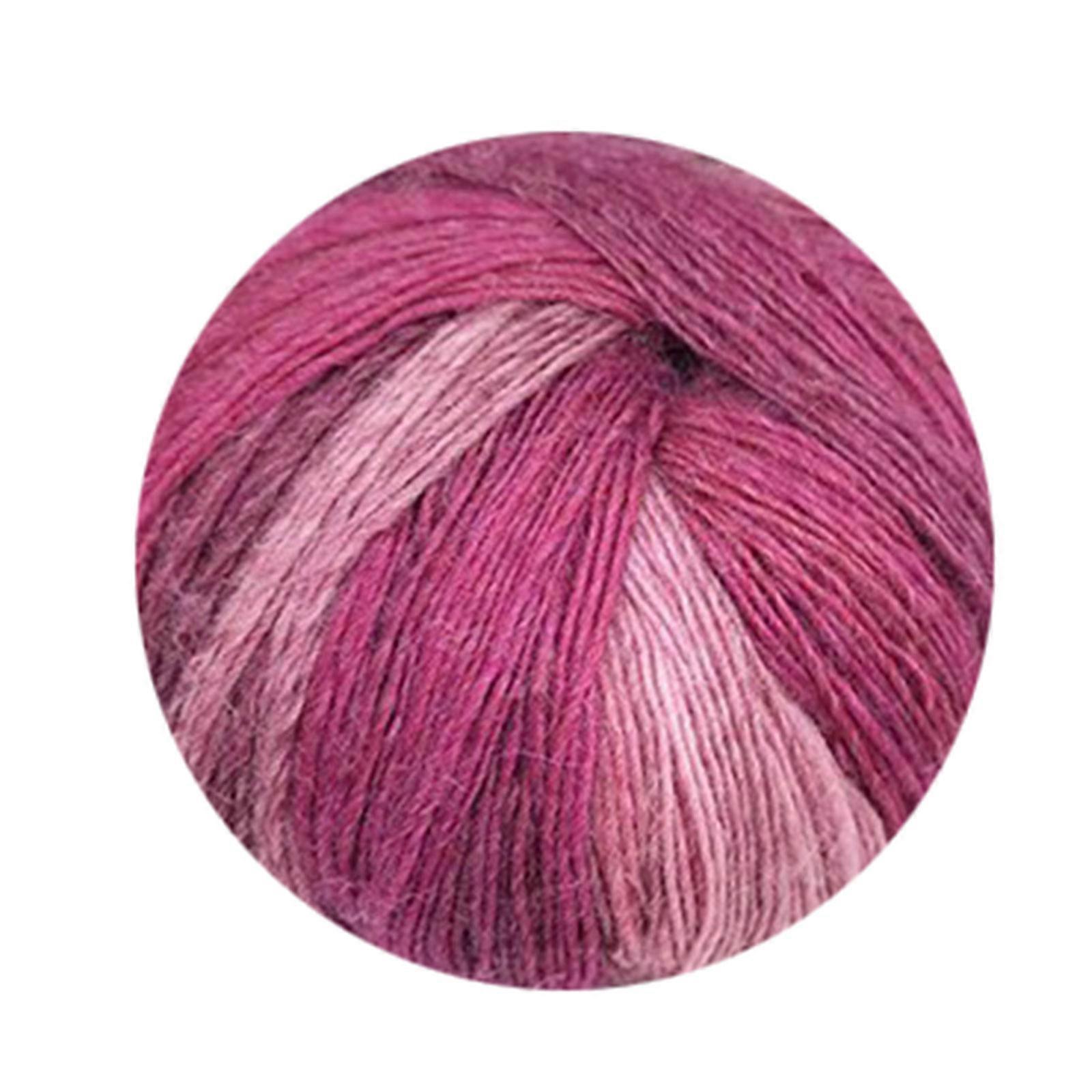 Wool Yarn Ball Thread Knitted Threads Soft and Comfortable Knitting for Mother Grandmother Crafts Making Gift